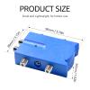 Bi Directional TV Amplifier Signal Booster 4 Outputs Low Noise TV Antenna Splitter with Reverse Path for Indoor Home Use Black Blue ABS 96x80x26mm view 3