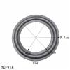 2pcs 4 INCH Speaker Rubber Surround Edge Woofer Repairing Folding Edge Subwoofer Ring Repair Accessories Speaker Suspension(4 Inch 99mm) view 2