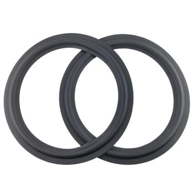 2Pcs 12 Inch Speaker Rubber Repair Suspension Surround 295MM Folding Ring Full Range Woofer Speaker Replacement Rubber Edge