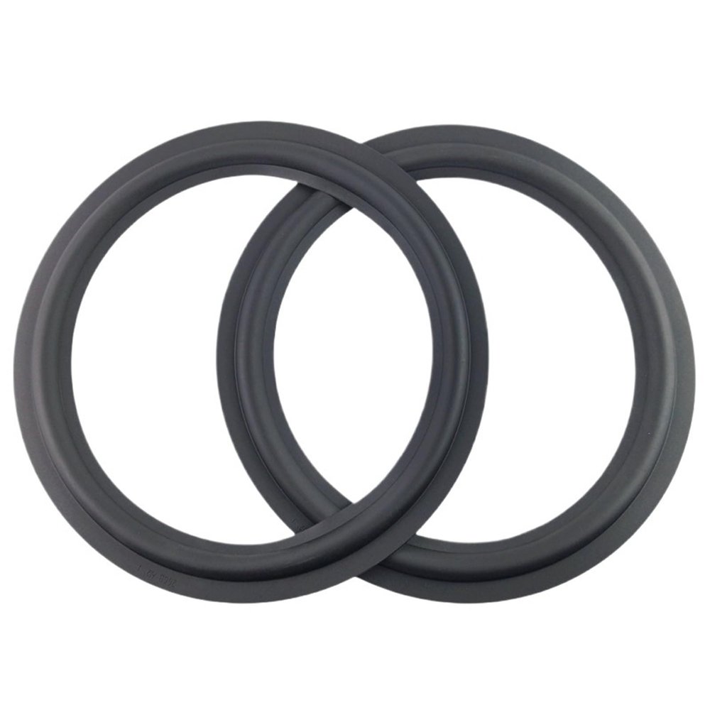 2Pcs 12 Inch Speaker Rubber Repair Suspension Surround 295MM Folding Ring Full Range Woofer Speaker Replacement Rubber Edge