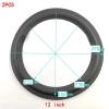 2Pcs 12 Inch Speaker Rubber Repair Suspension Surround 295MM Folding Ring Full Range Woofer Speaker Replacement Rubber Edge view 2