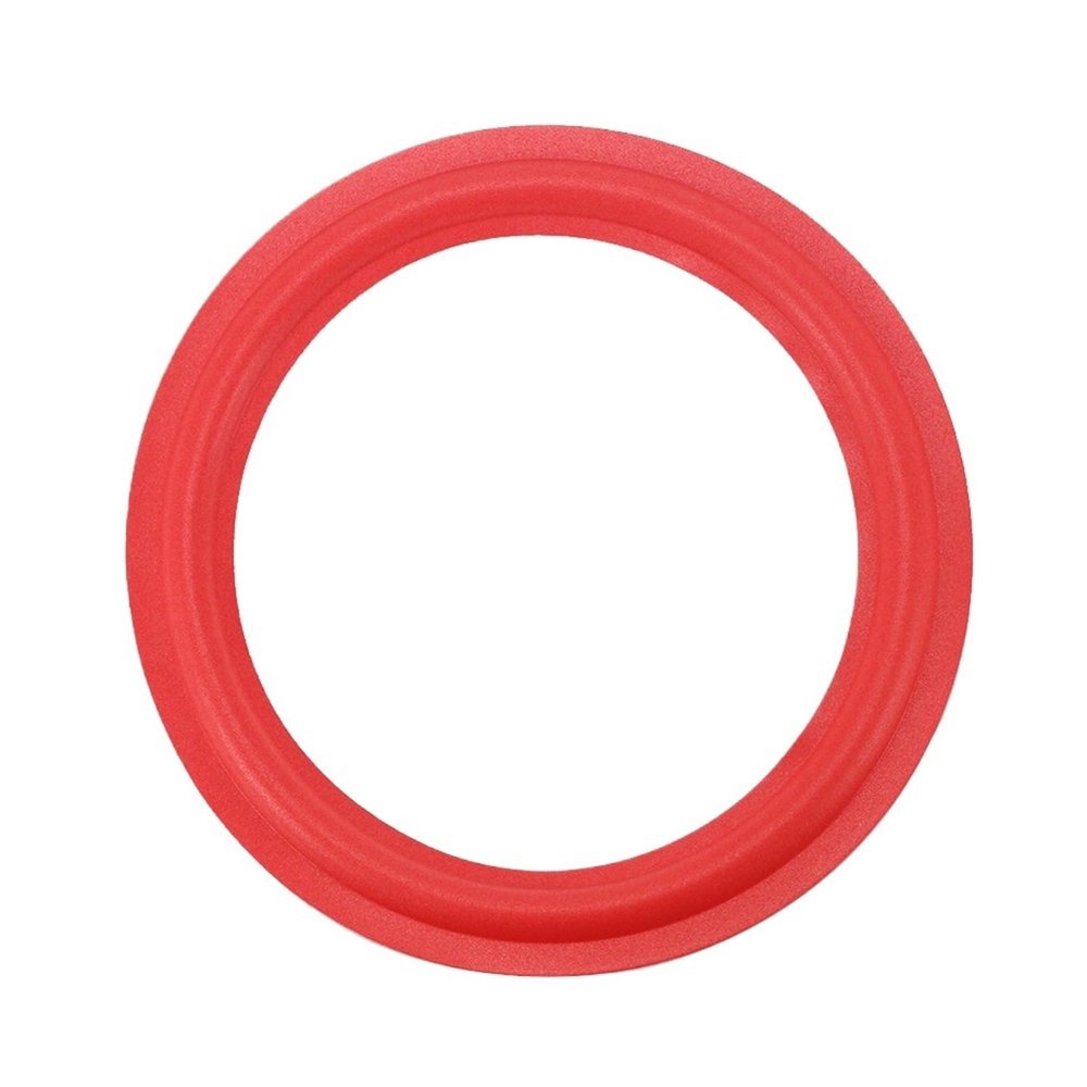2PCS Red Speaker Foam Surround Subwoofer 8 INCH 10 INCH 12 INCH Woofer Speaker Repair Part Sponge Ring Side(10 INCH)