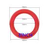 2PCS Red Speaker Foam Surround Subwoofer 8 INCH 10 INCH 12 INCH Woofer Speaker Repair Part Sponge Ring Side(10 INCH) view 3