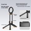 Dual Magnetic Phone Tripod,Foldable Double Magnet Mount Pocket Cell Phone Stand 180Rotating,1/4" Screw Tripod Mount Compatible with iPhone 17 16 15 14 13 Pro Max Plus Gym Magsafe Stand (Black) view 2