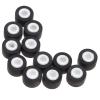 Toddmomy 12Pcs Cassette Tape Machine Pinch Roller Replacement Bearings for Recorder Repair, Rubber Video Tape Pressure Pulley Wheels for Audio and Radio Maintenance view 1