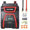 2000W Power Inverter Modified Sine Wave with LCD Display 3 AC Outlets and USB Ports 12V DC to 115V AC Car Camping Inverter Built-in Short Circuit Protection for Trucks RVs Emergency Black Plastic view 2