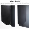 CAOJS Anti-Glare Computer Monitor Sunshade, Desktop Computer Screen Sunhood with 24-27inch Adjustable, 180 Adjustment Angle, Protect Privacy, Enhance Focus & Comfort, for Office, Playing Games view 3