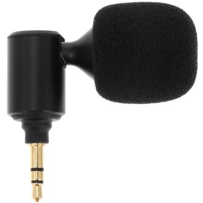 GALPADA Bendable 3.5Mm Straight Head Laptop Microphone Stereo Recording Mic for Live Streaming and Mobile Phone Voice Capture