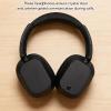 Zopsc Wireless Bluetooth Headphones, 40H Playtime Wireless Music Over Ear Headphones with Dual Speakers for Home Office Travel Work PC (Black) view 3
