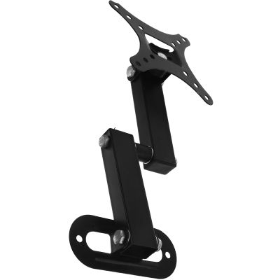 BUGUUYO Adjustable Computer and TV Wall Mount Bracket for 14-27 Inch Screens, Fixed No-Drill Monitor Holder with Rotatable Frame, Compatible with Home and Office Setup