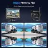 1080P HD Wireless Backup Camera System, 7-inch LCD Monitor with 2 Rearview Camera for Trailer RV Camper Truck Car Bus, DIY Guide Lines, IP68 Waterproof, Night Vision, BSD, 12V-36V view 4