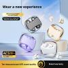 2 in 1 Clip on Open Ear Headphones Wireless Earbuds,Bluetooth 5.4 in Ear Buds Light Weight Headphones,Deep Bass Sound,Built in Mics Headset,Clear Calls Earphones for Sports Workout Daily Use (Purple) view 2
