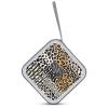 LOKLNEYK Leopard with Brownish DVD Case Large Storage Disc Wallet Bag Portable Zipper CD Case Holder CD Organizer Wallet 48 Capacity Hard Plastic DVD Cases for Car Home Travel view 3
