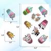 100Pcs Boba Stickers  Cute Bubble Tea Vinyl Waterproof Kawaii Drink Stickers for Boba Lovers, Foodie Fans, Water Bottles, Laptop, Scrapbook, Journals view 4