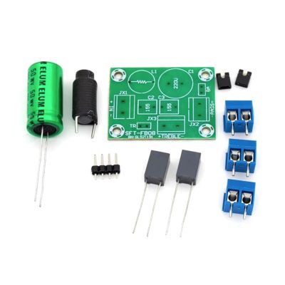 BTZGNDMIO Adjustable Two Way Crossover HiFi Speaker High and Low Frequency Car Tweeter Bass Audio Speaker Divider Filter DIY Home(DIY KIT)