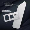 1PCS Thermal Paste Stencil and Scraper 0.5/0.6/0.7mm Stencil Thicknesses Precisely Align Stainless Steel Blade Tool view 3