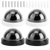 Whoasyst CCTV Camera with Flashing LED Light Fake Security Systems for Wall Ceiling Mount Home Protective Simulation Device Economical Fake Outdoor Security Camera view 3