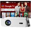 Built-in Google TV/4.5Ultra LCDXENPONAD 4K Smart Projector ,Outdoor Movie Projector with Auto Focus , Dolby Audio, Portable 1080P Projector for Home Theater& Video and Image Use. (H7 Google Play) view 1
