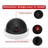 Whoasyst CCTV Camera with Flashing LED Light Fake Security Systems for Wall Ceiling Mount Home Protective Simulation Device Economical Fake Outdoor Security Camera view 2