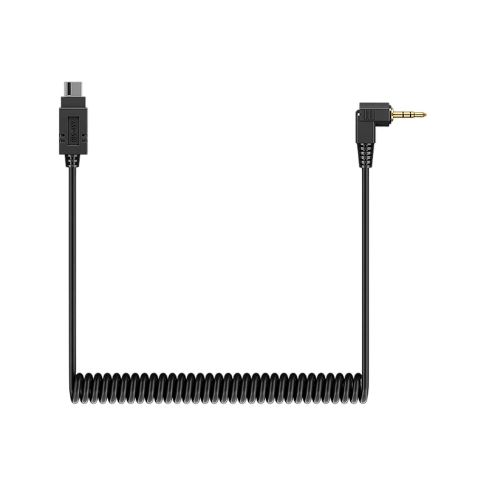 Whoasyst Reliability Gold Plate 2.5mm Camera Flashing Triggering Cable Spring Flashing PC Syncing Cord for Professional Photography Accessories Shutter Remote Cable
