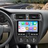 10.8" Android 15 4+64GB 8 Core for VW Passat Golf MK5 MK6 Jetta T5 EOS Polo Touran Seat Sharan Radio Car Stereo Touchscreen Wireless Carplay Android Auto DSP Bluetooth GPS FM with Reverse Camera view 2