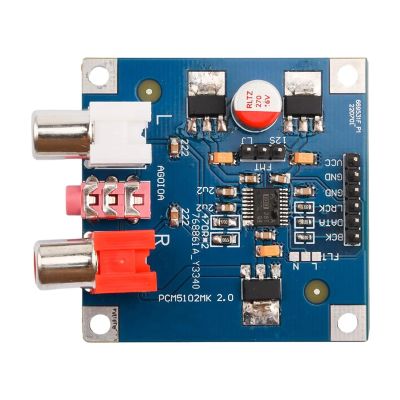 PCM5102/PCM5102A 32Bit 384K DAC Decoder Module PCM5102 DAC Board Audio Spectrum Analyzer Decodificador I2S Player Be(Blue)