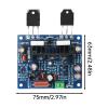 100W*2 Digital Sound Amplifier Board Dual Channel HiFi Stereo Audio Power Amplifiers AMP Module MX50 SE KTB817 KTD1047 view 3