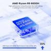 NIMO 15.6" IPS FHD-Gaming-Laptop, AMD Ryzen 5 6600H 32GB DDR5 RAM 1TB SSD (Beat i7-1165G7, 6 Cores Up to 4.5GHz) AMD Radeon 660M GPU 100W USB-C PD Fast Charger Backlit Keyboard Fingerprint (Renewed) view 2