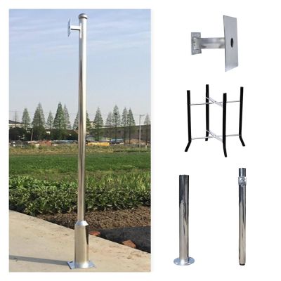 Segmented Surveillance Stand,Security Camera Poles for Outside, All-Weather Surveillance Cameras Holder Column, 6.5-19.6ft Extra-Long Pole for Security Camera C-19.6ft/6m