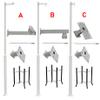 Segmented Surveillance Stand,Security Camera Poles for Outside, All-Weather Surveillance Cameras Holder Column, 6.5-19.6ft Extra-Long Pole for Security Camera C-19.6ft/6m view 2