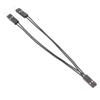 10cm Single Female to Dual Male Jump Wire 2 Pins 1 Female to 2 Male Jumper Splitter 2.54mm Wire for PC Motherboard(5PCS) view 3