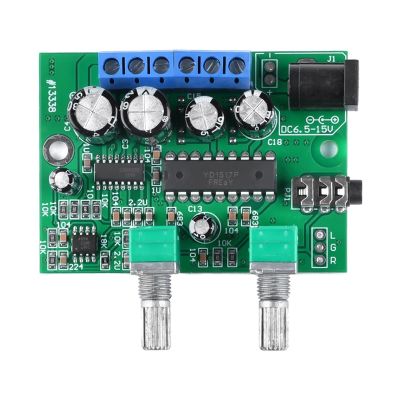 2.1 Channel Class D HiFi Digital Power Amplifier Board 25W+6W+6W TDA1517P Sound uper Bass Audio Amp for Subwoofer