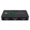 4K KVM Switch HDMI, USB Synchronizer 2 Computers Share Keyboard Mouse Printer and One HD Monitor, Support UHD 4K@60Hz, with 2 USB-Cables and 2 HDMI Cables view 1