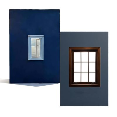 Creative Window Props - Take The World in a Frame, Portable Window Photography Backdrops, Reusable Travel Photos Viewfinder, Outdoor Picture Framing, for Journey, Party, Landscape (B2)