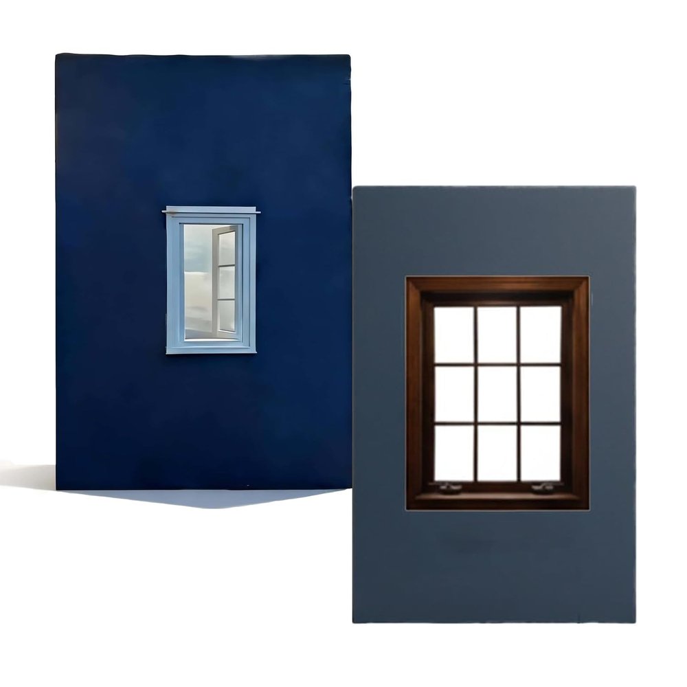 Creative Window Props - Take The World in a Frame, Portable Window Photography Backdrops, Reusable Travel Photos Viewfinder, Outdoor Picture Framing, for Journey, Party, Landscape (B2)