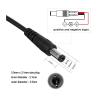 5.5mm 2.1mm 1 To 2/3/4/5/6/8 Way DC Power Splitter Cable 5V 12V Adapter Connector Cord For LED Strip Lights CCTV Camera(Green,1pcs) view 3