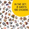100PCS Cowboy Stickers Western Rodeo, Country Boy Aesthetic, Wild West Waterproof Vinyl Decals for Laptop, Water Bottle, Scrapbook, Luggage view 2