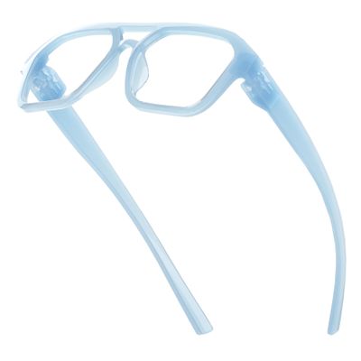 Eyekepper Pilot Blue Light Blocking Reading Glasses Metalless Screwless Spring Hinges Computer Readers Men Women Blue +1.50