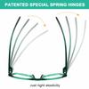 Eyekepper Pilot Blue Light Blocking Reading Glasses Metalless Screwless Spring Hinges Computer Readers Men Women Blue +1.50 view 4