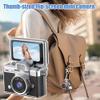 2026 New Mini Digital Camera with 1.47 in LCD Screen 1080P, Mini Keychain Retro Camera with 64GB Card - Flip Screen, Built-in Flash, Strap and Keychain - Ideal for Travel, Study, and Concerts view 3