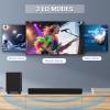 ROXAAN Soundbar for TV with Subwoofer, 60W Bluetooth Speaker, Deep Bass, 2.1 Channel Home Theater Surround Sound System w/Remote Control & Optical/AUX/USB/HDMI,Karaoke Machine for PC/Gaming/Projector view 3