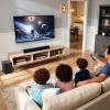 ROXAAN Soundbar for TV with Subwoofer, 60W Bluetooth Speaker, Deep Bass, 2.1 Channel Home Theater Surround Sound System w/Remote Control & Optical/AUX/USB/HDMI,Karaoke Machine for PC/Gaming/Projector view 4