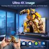 2026 Upgraded 4K Wireless Display Adapter, Plug & Play, HDMI Dongle 5G+2.4G Wireless Screen Mirroring Cast from Smartphone Tablet Laptop PC to HDTV/Monitor/Projector, Support AirPlay DLNA Miracast view 2