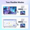 2026 Upgraded 4K Wireless Display Adapter, Plug & Play, HDMI Dongle 5G+2.4G Wireless Screen Mirroring Cast from Smartphone Tablet Laptop PC to HDTV/Monitor/Projector, Support AirPlay DLNA Miracast view 4