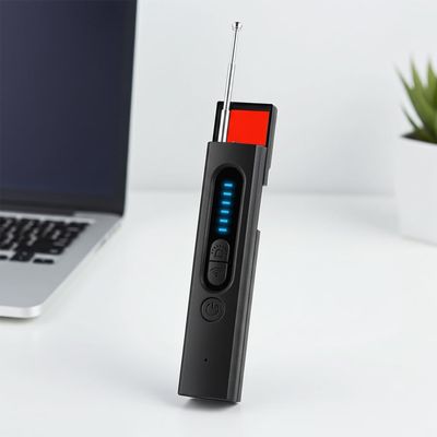Anti Spy Wireless Signal & Hidden Camera Detector with 360 RF Signal Detection, GPS Tracker Scanner, Adjustable Level Sensitivity, USB-C Charging