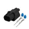 1/5/10/20/50Sets 2Pin Automotive Water Proof Electric Wire Harness Male Female Wiring Connector Plug 6188-0590 6189-0891(2p Male B,1 Set_2P) view 1