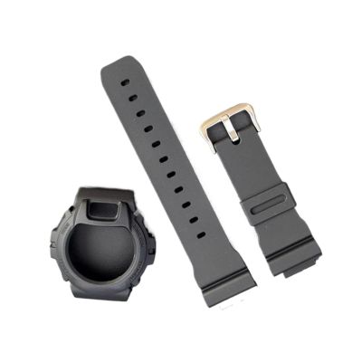 BTYSEQ Silicone Cover Compatible With GW-6900A G-6900B GLX-6900GB GLS-6900 Resin Case + Strap Compatible With DW6900 DIY Accessories Screen Protector(Black-B)