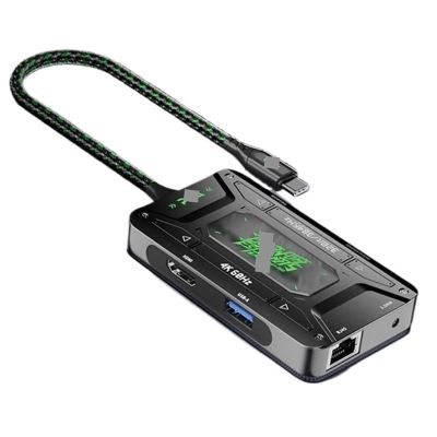 DS7 Docking Station TypeC,Adapter Docking Station HDMI Projection USB Compatible with Ap*p*le IPA*d Pro(DS7Pro 7-in-1)