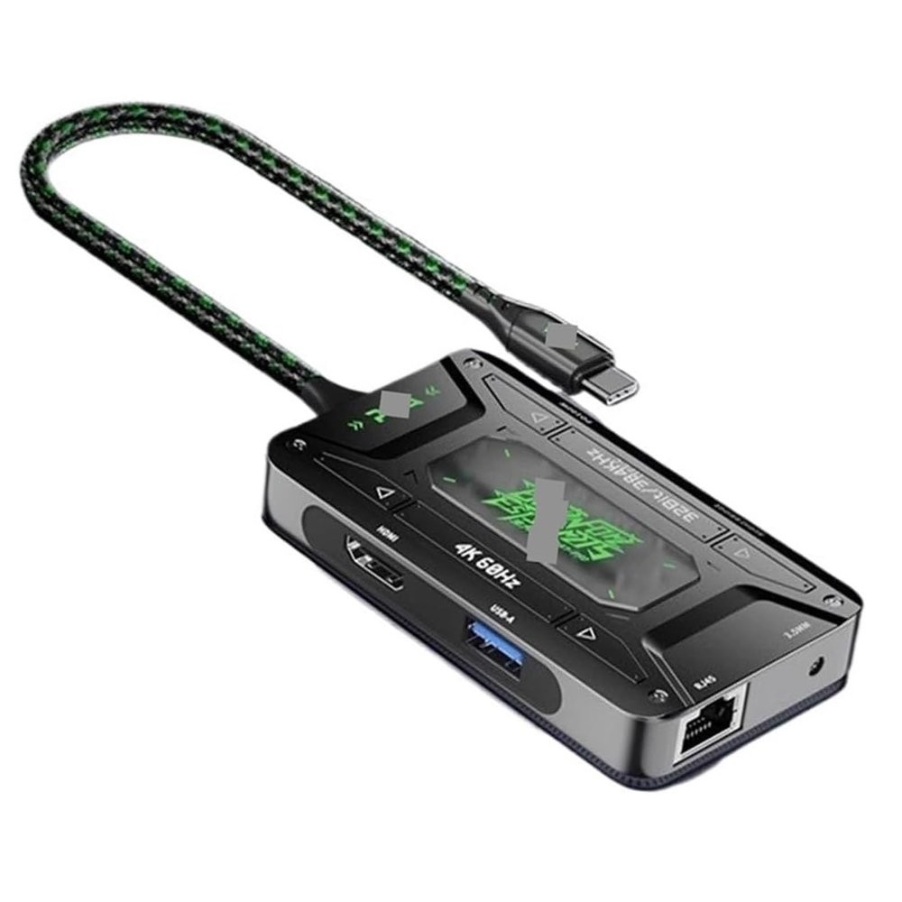 DS7 Docking Station TypeC,Adapter Docking Station HDMI Projection USB Compatible with Ap*p*le IPA*d Pro(DS7Pro 7-in-1)