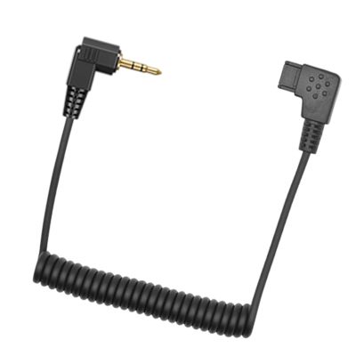 Whoasyst Reliability Gold Plate 2.5mm Camera Flashing Triggering Cable Spring Flashing PC Syncing Cord for Professional Photography Accessories Shutter Remote Cable
